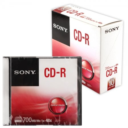 SONY CD CD-R 700MB 48X 10P CD CDRW õ