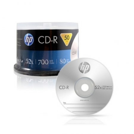 HP Printable ͺ CD-R 52X 50Pũ 700MB / 80min / 150062