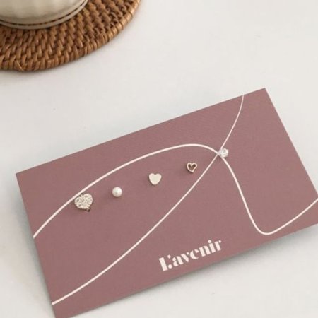 (made lavenir) bling earring set