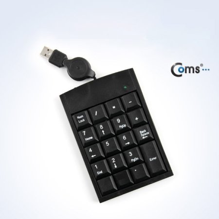 Coms Űе (USB ڵ) 19 key Black